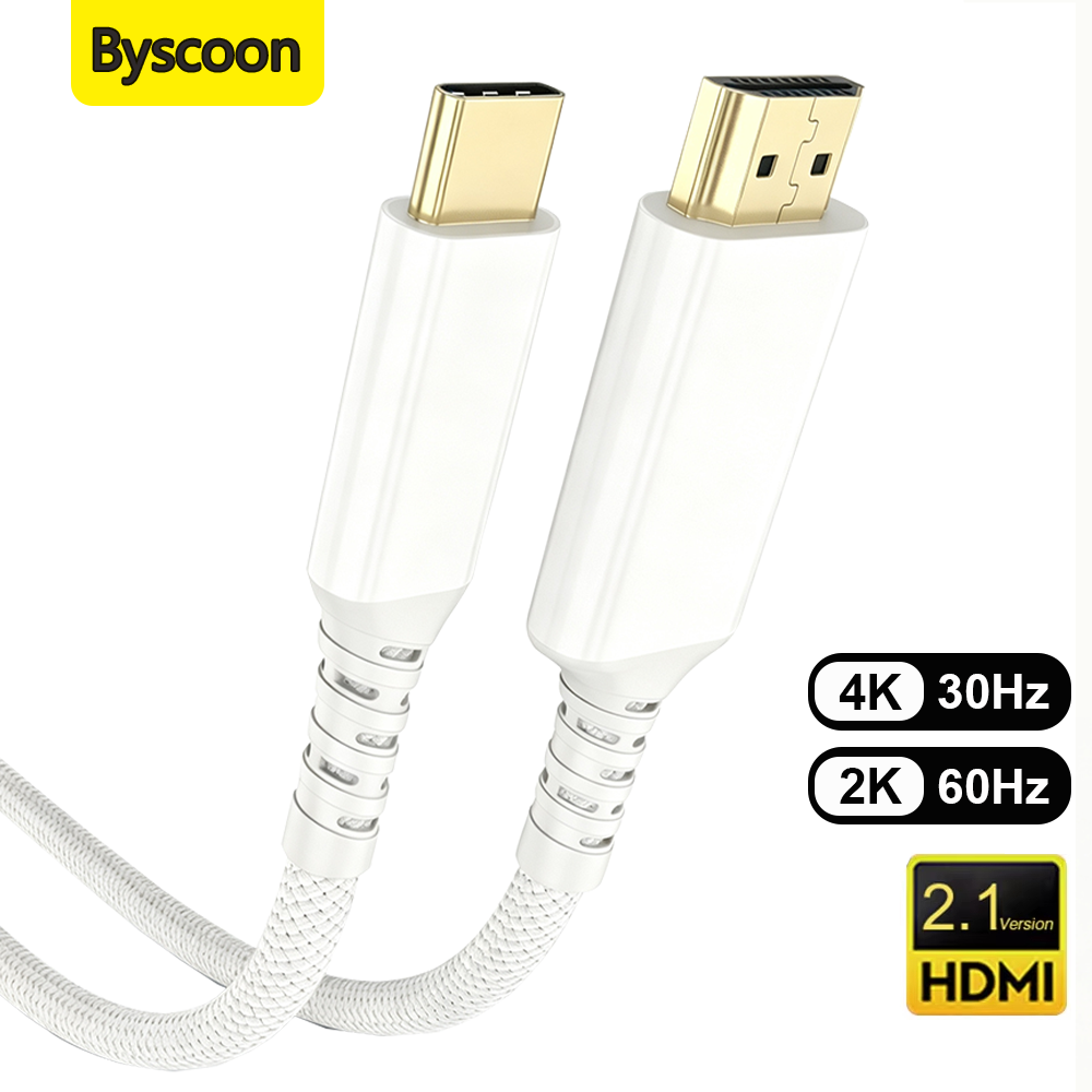 Hdmi Arc Cable - USB C to HDMI Cable White