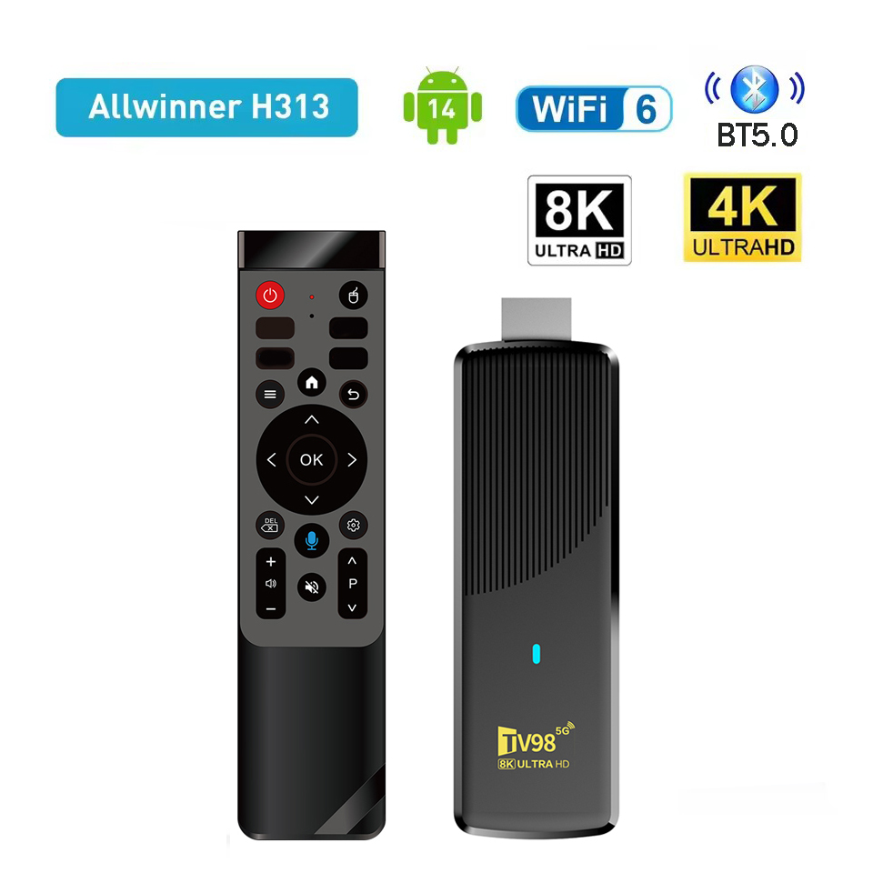 4K Media Player - Smart TV Stick TV98 ATV X9