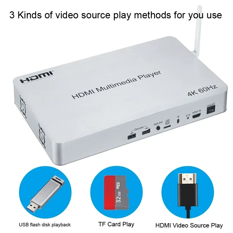 4K 60Hz 10 Channel HDMI Multim - 4K Media Player ulasan dan harga
