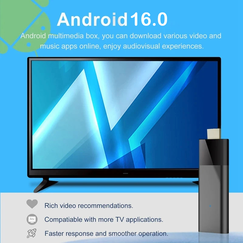 Smart TV Stick Q12 8K Android  - 4K Media Player ulasan dan harga