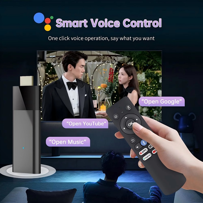 Smart TV Stick Q12 8K Android  - 4K Media Player ulasan dan harga