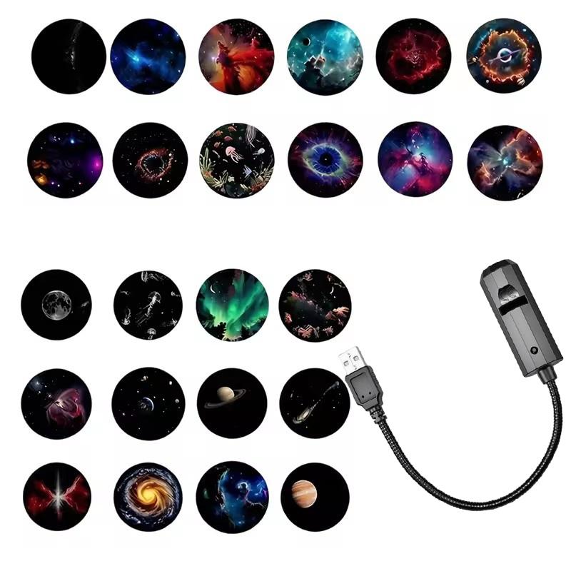 (BF06)Romantic Rotatable Galax - Home Cinema Led Projector ulasan dan harga
