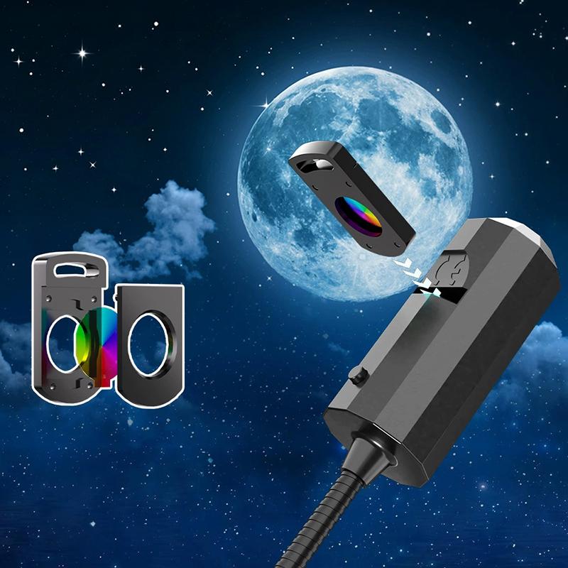 (BF06)Romantic Rotatable Galax - Home Cinema Led Projector ulasan dan harga
