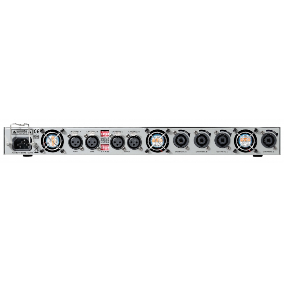 1U Digital Power Amplifier 4Ch - Home Cinema Speakers ulasan dan harga