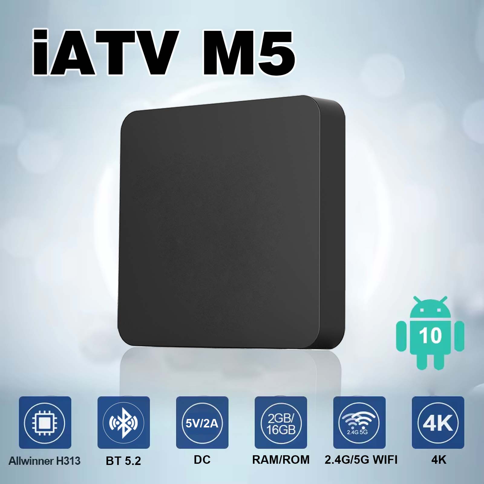 BOXPUT IATV M5 TV Box Android  - Home Cinema Google ulasan dan harga