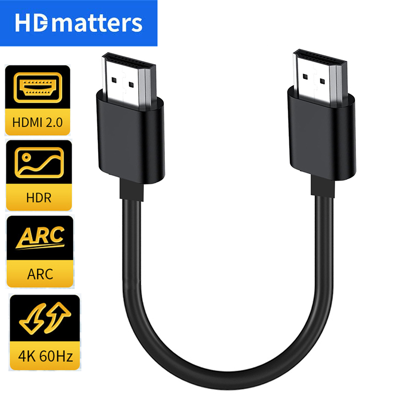 Ultra Short HDMI 2.0 Cable 4K  - Hdmi Arc Cable ulasan dan harga
