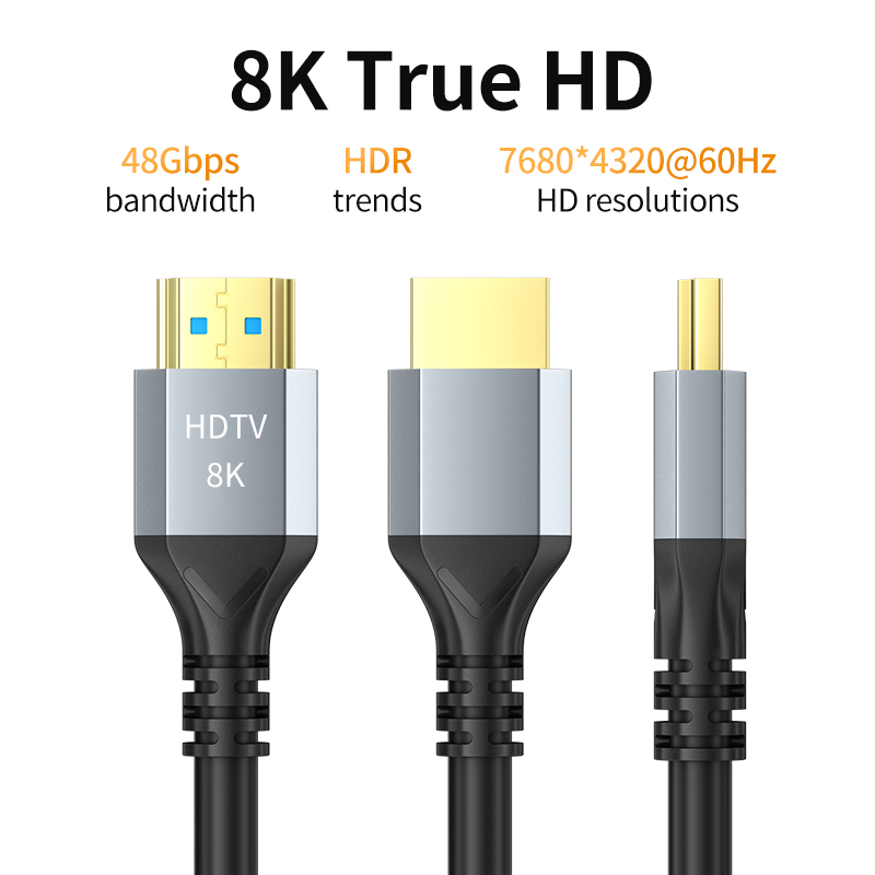 8K HDMI 2.1 Cable 4K@120Hz 8K@ - Hdmi Arc Cable ulasan dan harga