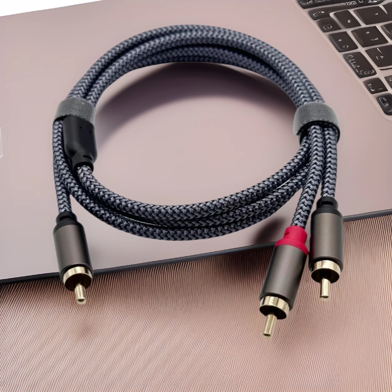 0.3/0.5/3m Short RCA Splitter  - Home Cinema Subwoofer ulasan dan harga