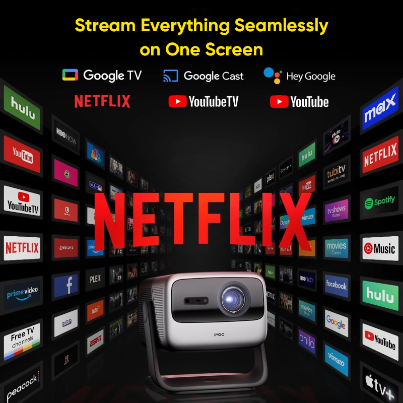 JMGO N1S Ultimate 4K Projector - Netflix Home Cinema ulasan dan harga