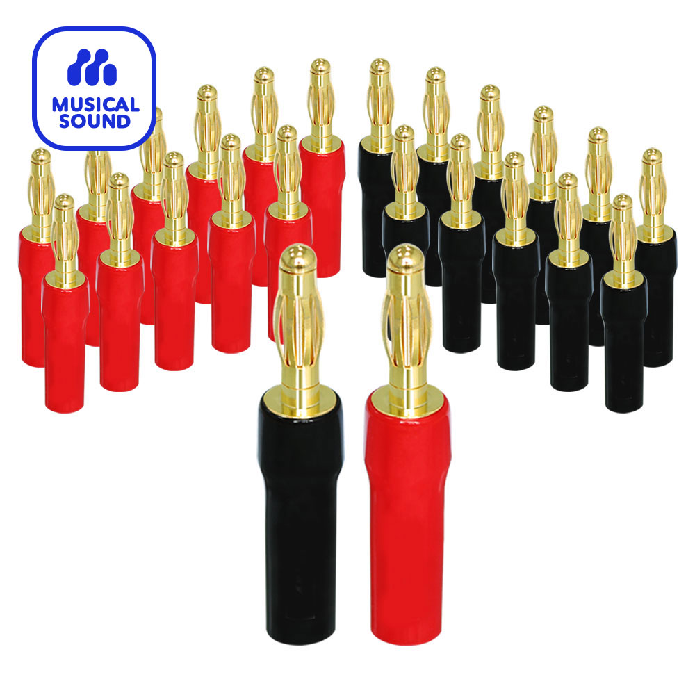 Banana Plugs Audio Jack Connec - Home Cinema Speakers ulasan dan harga