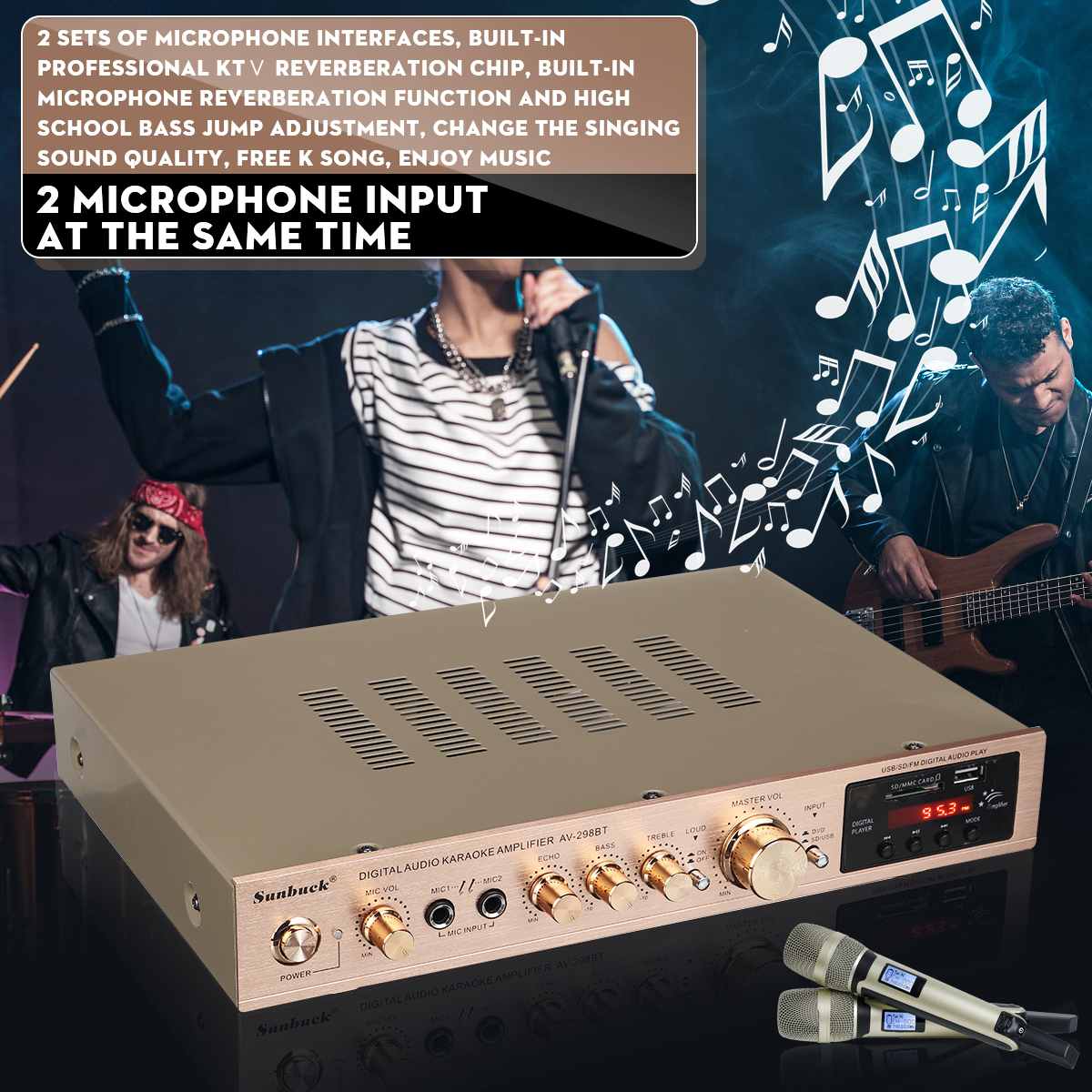 110/220V 2000W Bluetooth Power - Home Cinema Subwoofer ulasan dan harga