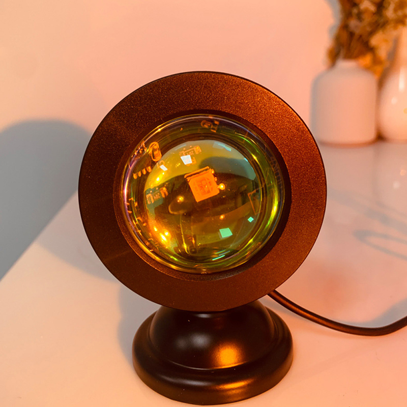 Led USB Sunset Lamp Projector  - Home Cinema Led Projector ulasan dan harga