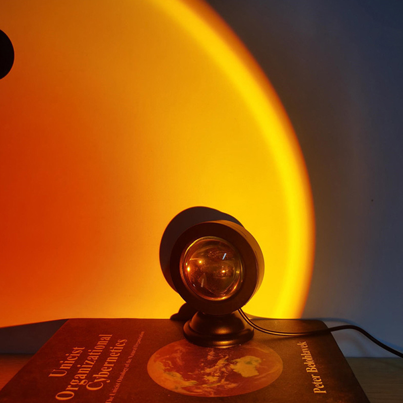 Led USB Sunset Lamp Projector  - Home Cinema Led Projector ulasan dan harga