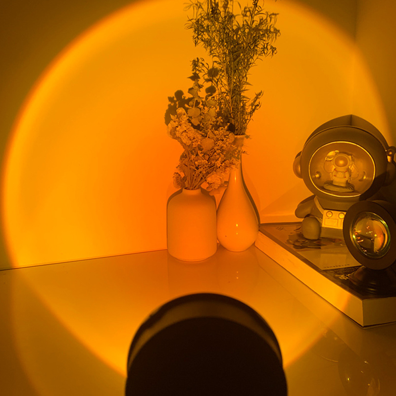 Led USB Sunset Lamp Projector  - Home Cinema Led Projector ulasan dan harga