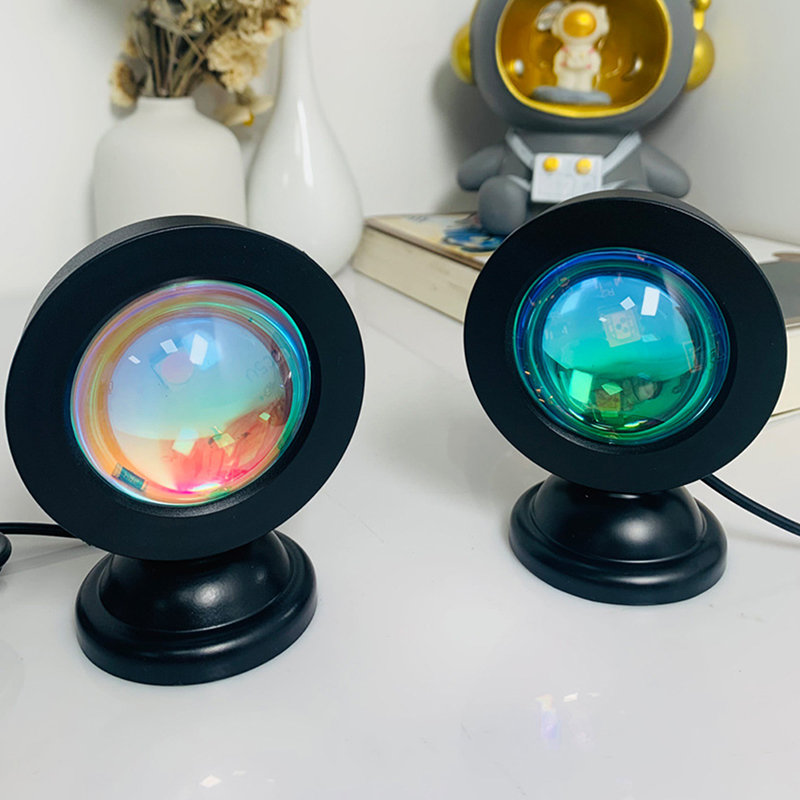 Led USB Sunset Lamp Projector  - Home Cinema Led Projector ulasan dan harga