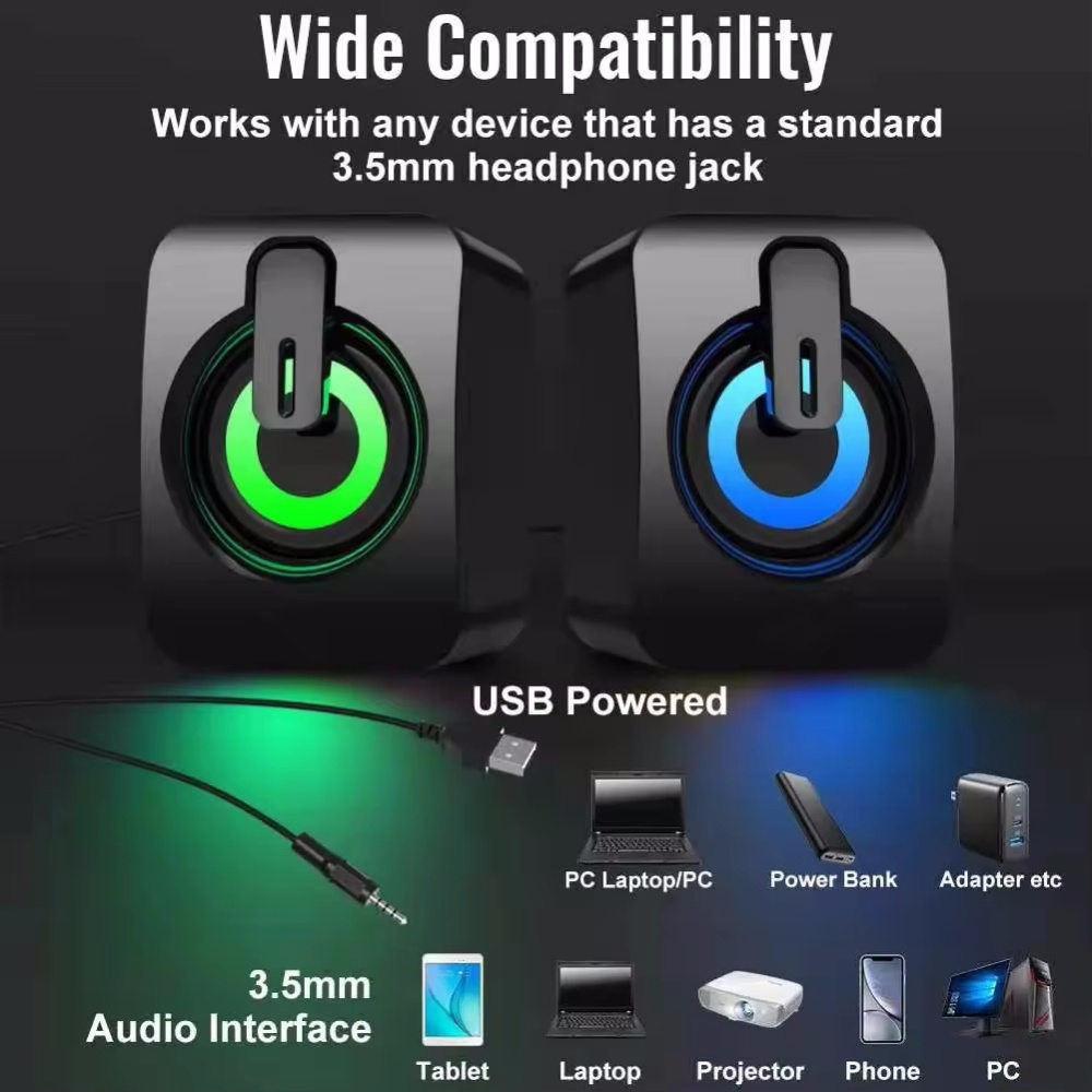 Computer Speakers PC Sound Box - Home Cinema Subwoofer ulasan dan harga