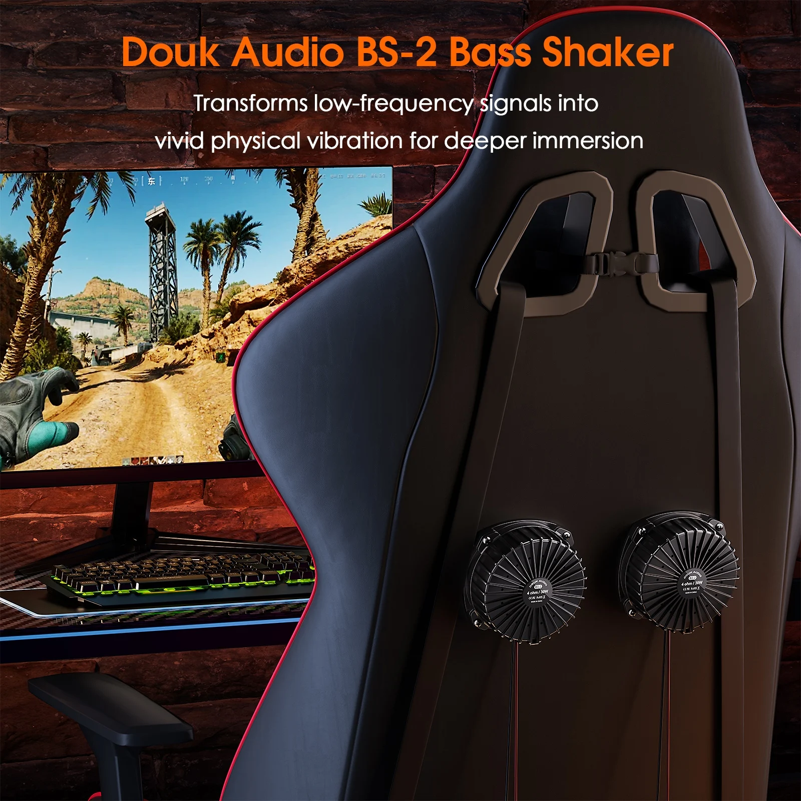 Douk Audio BS-2 30W 4Ω Bass Sh - Home Cinema Speakers ulasan dan harga
