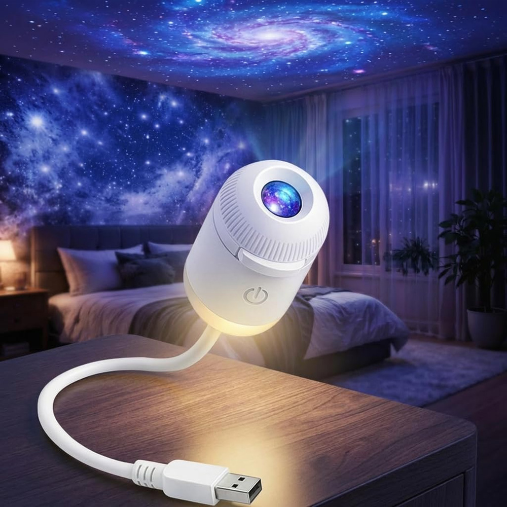 24 Slides Rotatable Galaxy Sta - Home Cinema Led Projector ulasan dan harga