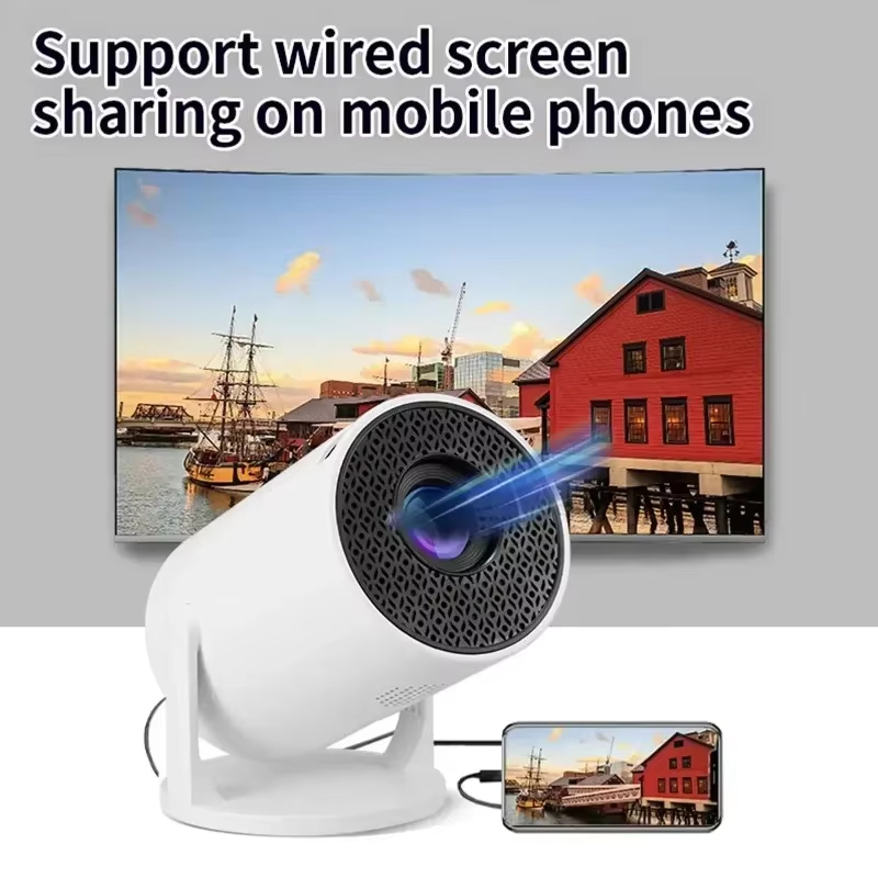 New Mini HY300 Projector 4K An - Home Cinema Compact ulasan dan harga