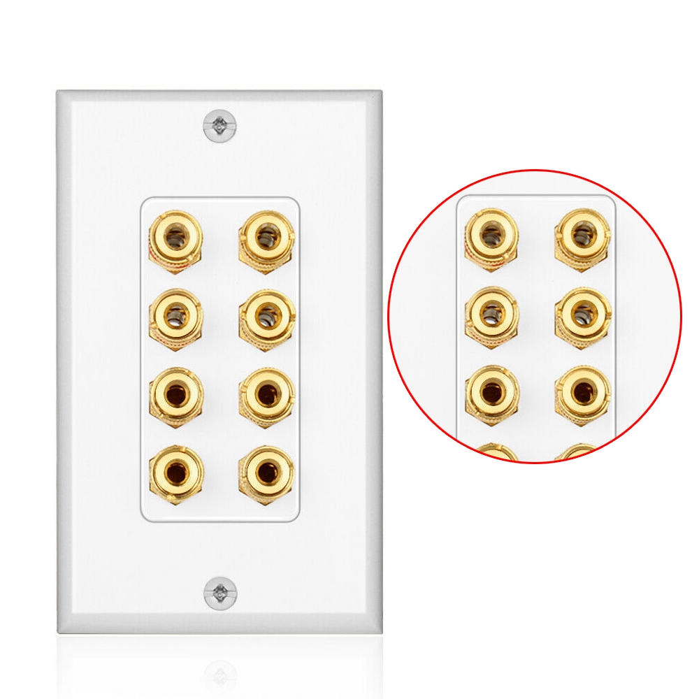 A68Z 8 Posts Speaker Wall Plat - Home Cinema Speakers ulasan dan harga