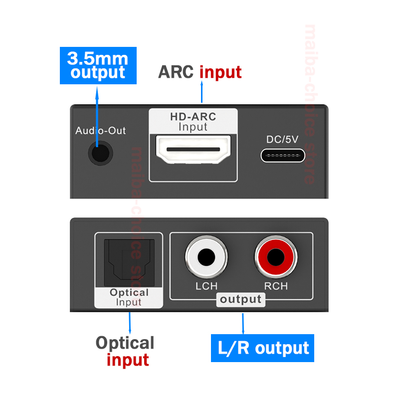 192KHz ARC Audio Extractor DAC - Hdmi Arc Cable ulasan dan harga