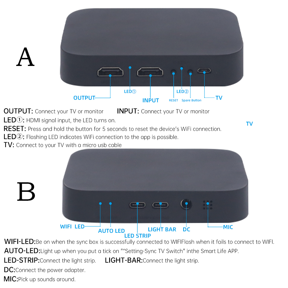 Smart AI Screen Sync Box Ambie - Home Cinema Google ulasan dan harga