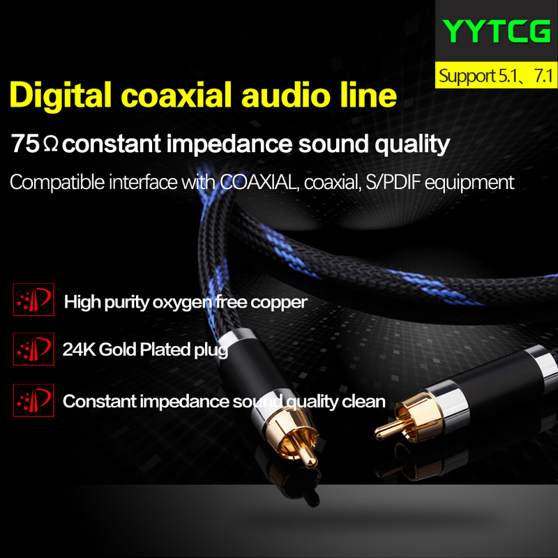 Hi-End DAC 75ohm Rca to Rca Ma - Home Cinema Subwoofer ulasan dan harga