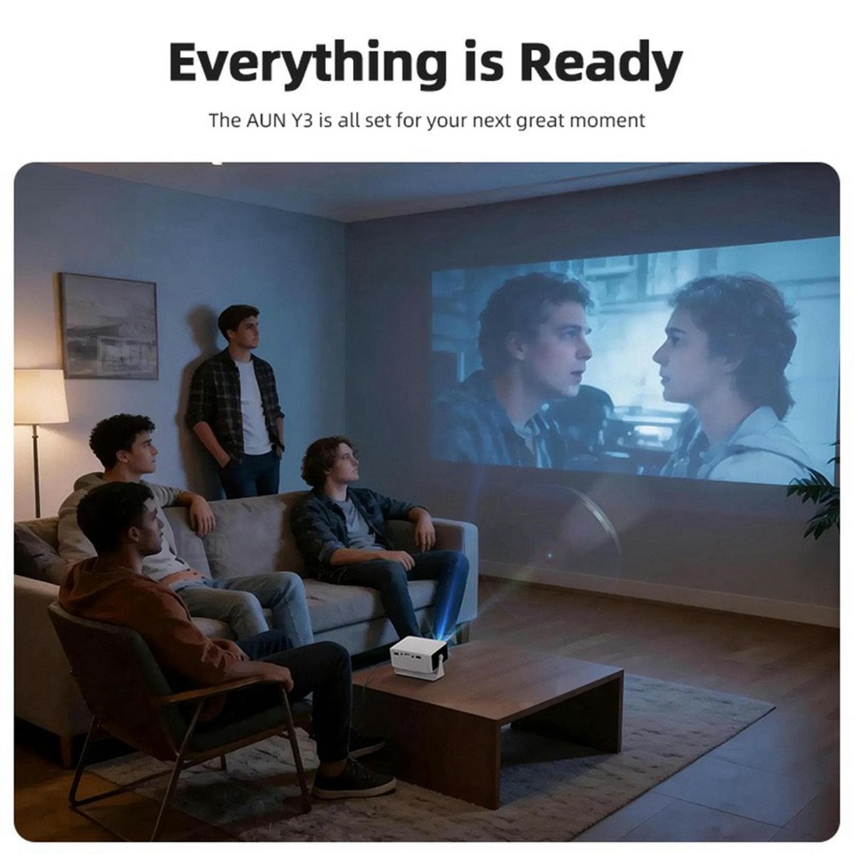 L70A Y3 Mini Projector Portabl - Home Cinema Compact ulasan dan harga