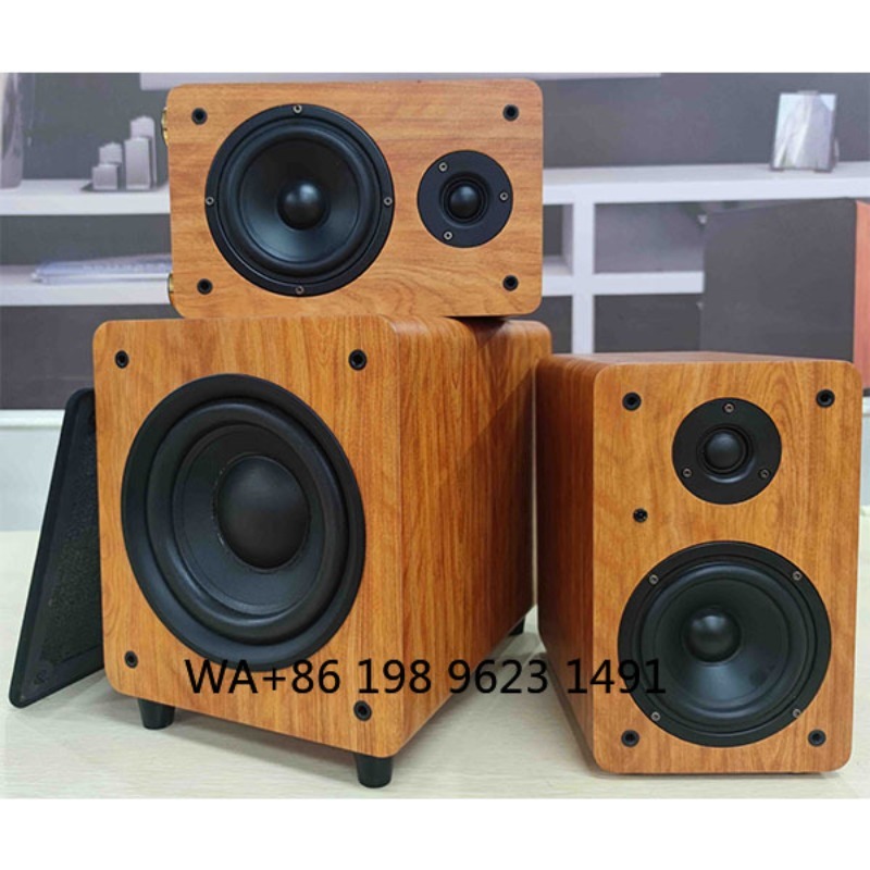 8 Inch 150W RMS Wooden Powered - Home Cinema Speakers ulasan dan harga
