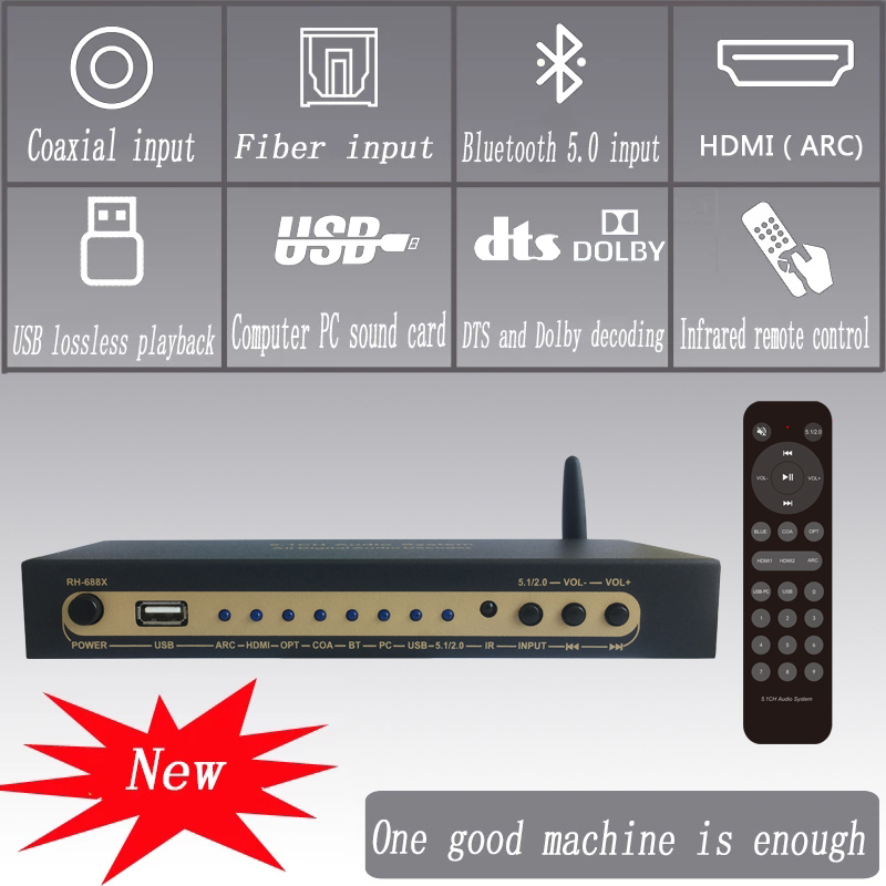 DTS AC3 Digital Audio 5.1 Deco - Hdmi Arc Cable ulasan dan harga
