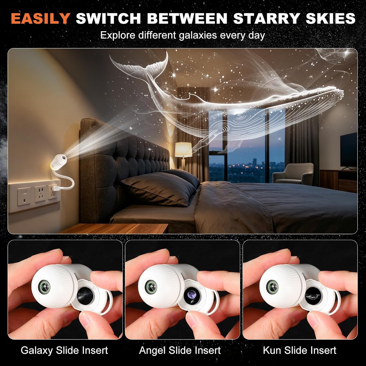 Galaxy Projector Night Light,  - Home Cinema Led Projector ulasan dan harga
