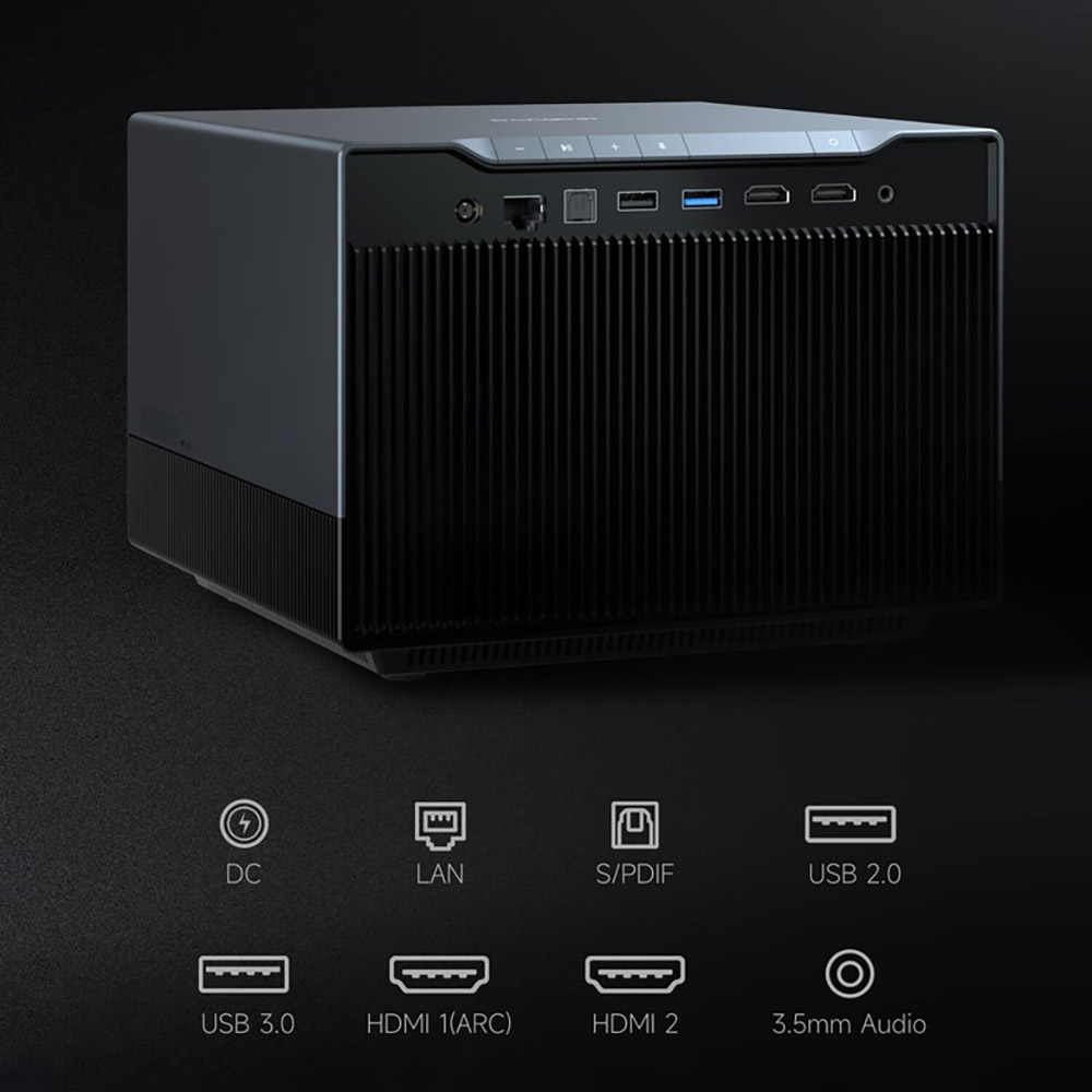 F6 Projector 4K Max 8K 4 LED S - Home Cinema Led Projector ulasan dan harga
