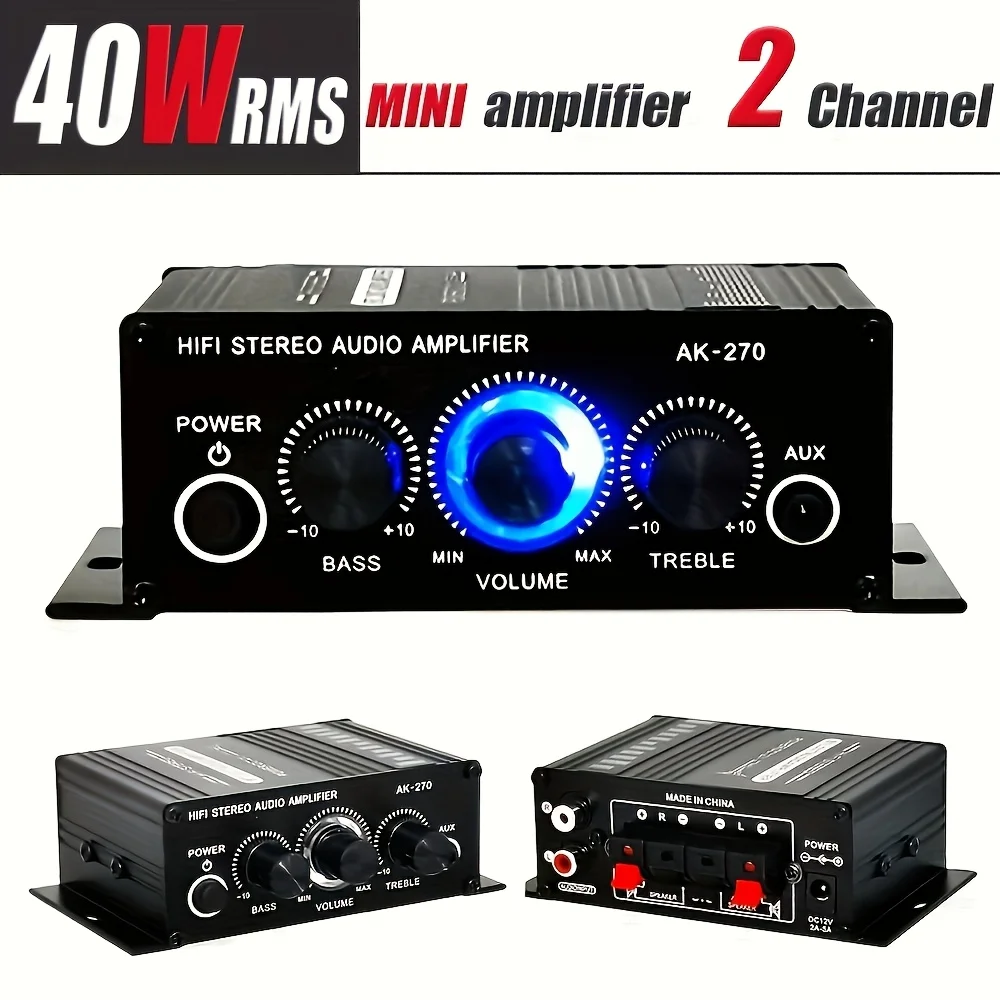 AK-270 12V/24V 400W Compact Po - Home Cinema Compact ulasan dan harga