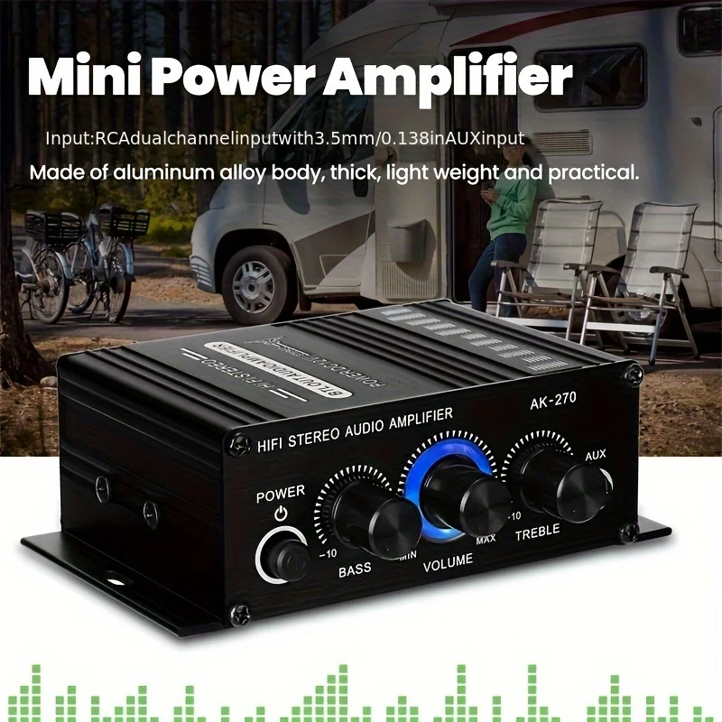 AK-270 12V/24V 400W Compact Po - Home Cinema Compact ulasan dan harga