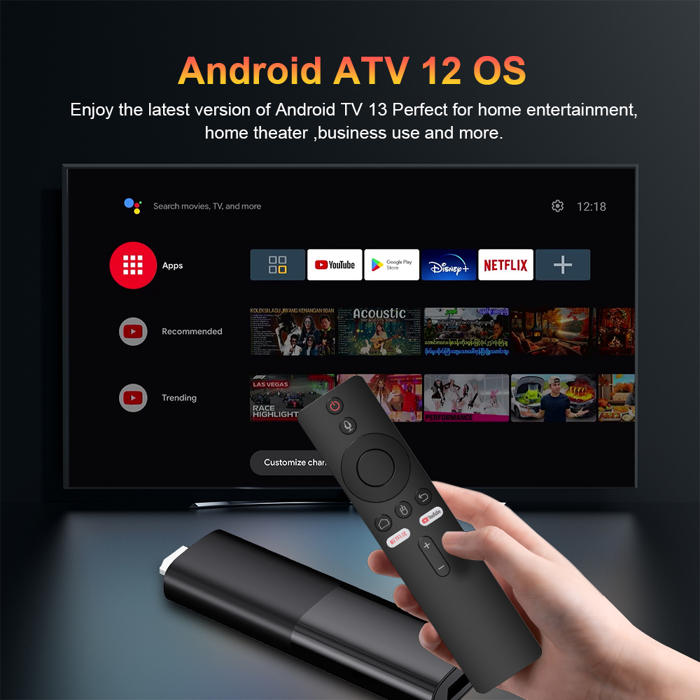 Velec Android 12 Smart Stick 8 - 4K Media Player ulasan dan harga
