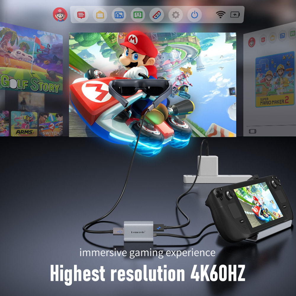 Lemorele HDMI to TYPE-C Adapte - Hdmi Arc Cable ulasan dan harga