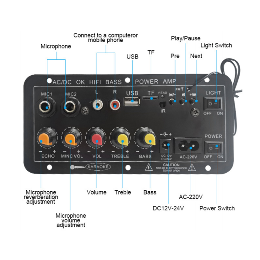 D10 Digital Bluetooth Amplifie - Home Cinema Speakers ulasan dan harga