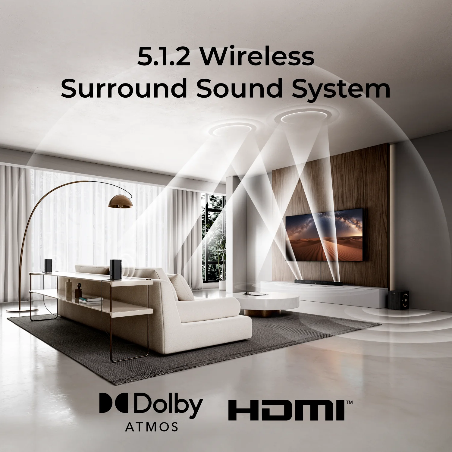X40 5.1.2ch Wireless Surround  - Home Cinema Subwoofer ulasan dan harga