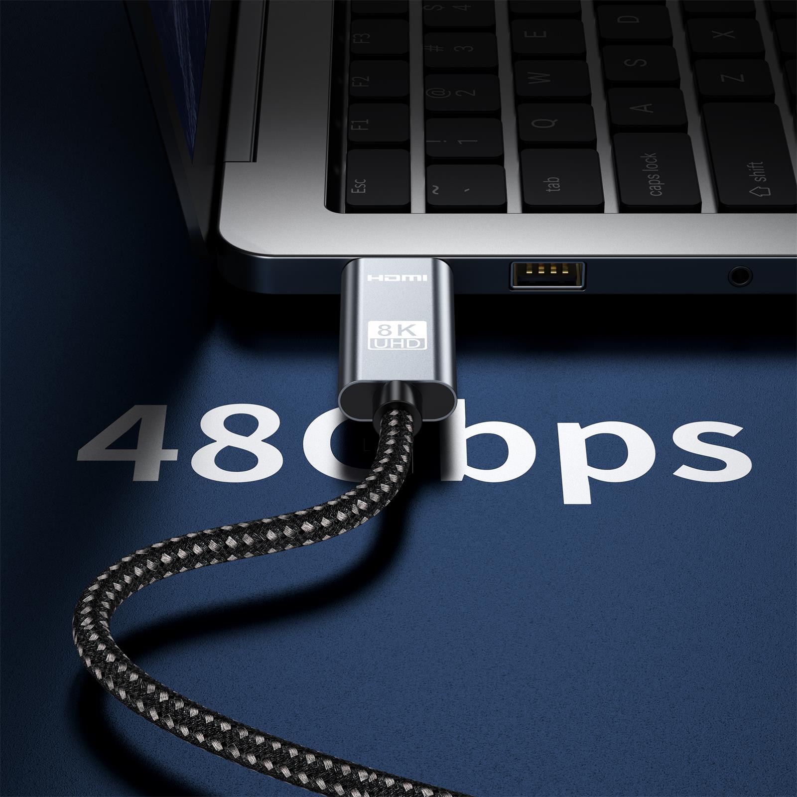 HDMI 8K Cable 8K/60Hz 4K/120Hz - Hdmi Arc Cable ulasan dan harga