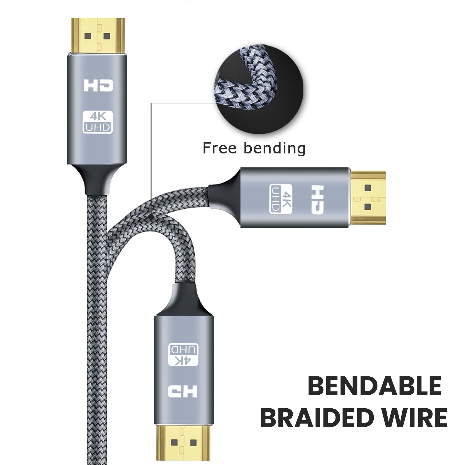 NIERBO HDMI Cable 2.0 4K Cable - Hdmi Arc Cable ulasan dan harga