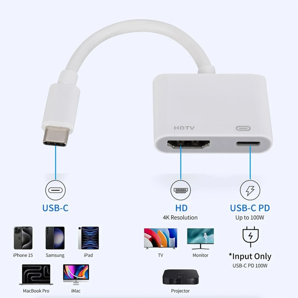 USB-C to HDMI 4K 60Hz 30Hz Con - Hdmi Arc Cable ulasan dan harga