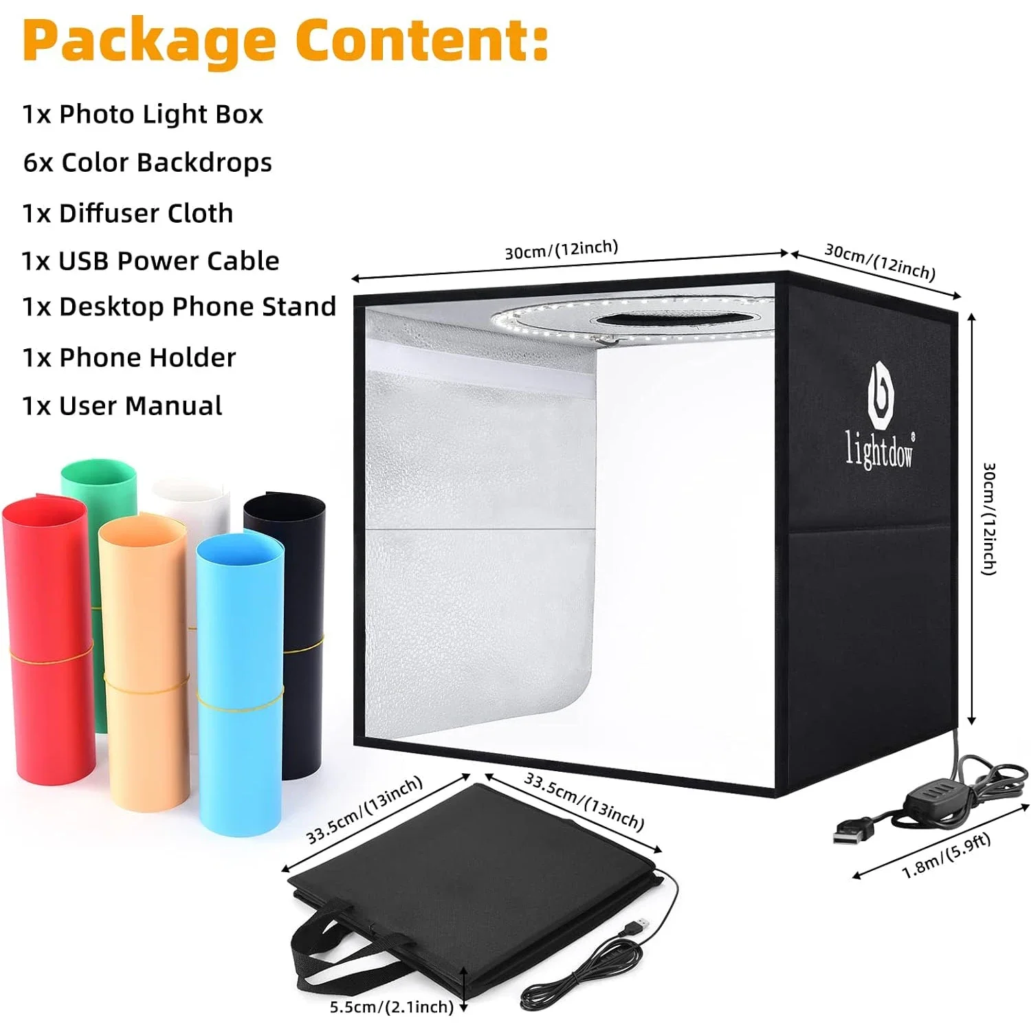 Lightdow Dimmable Photo Box LE - Home Cinema Led ulasan dan harga