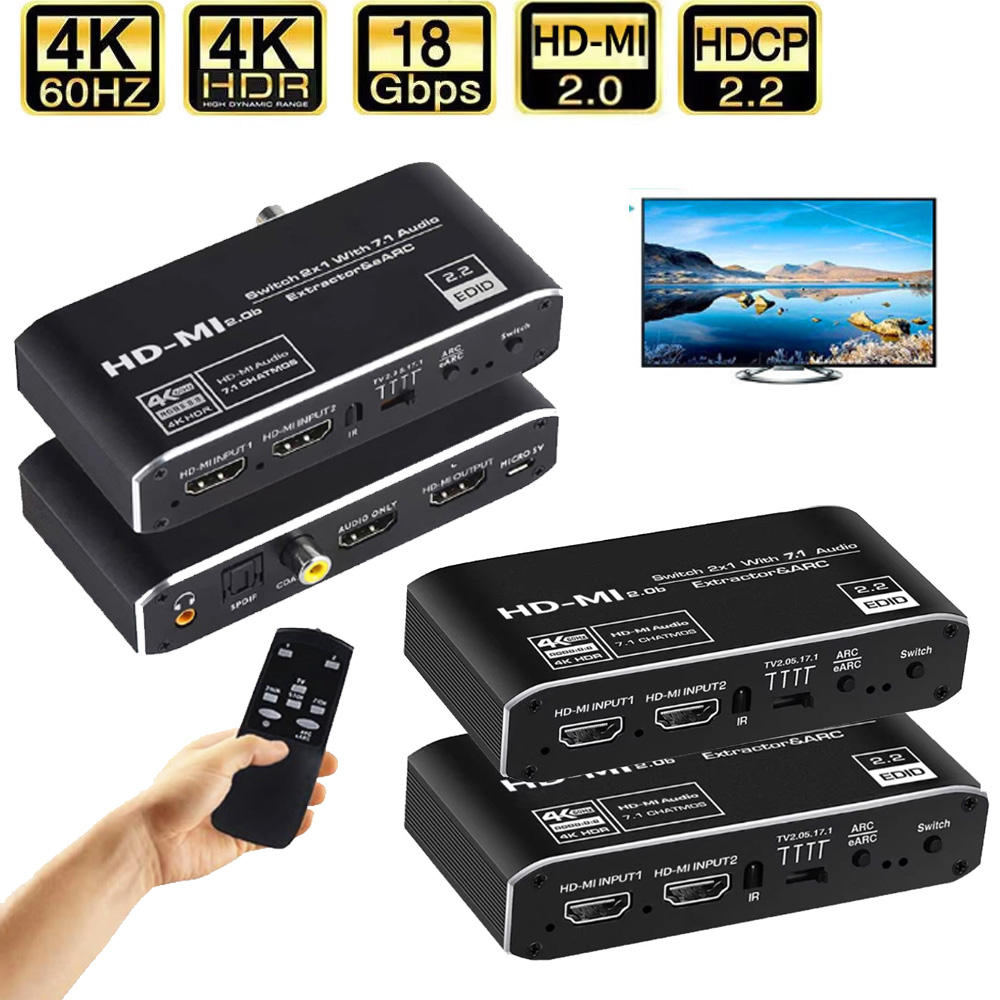 2x1 HDMI-compatible Switch eAR - Hdmi Arc Cable ulasan dan harga