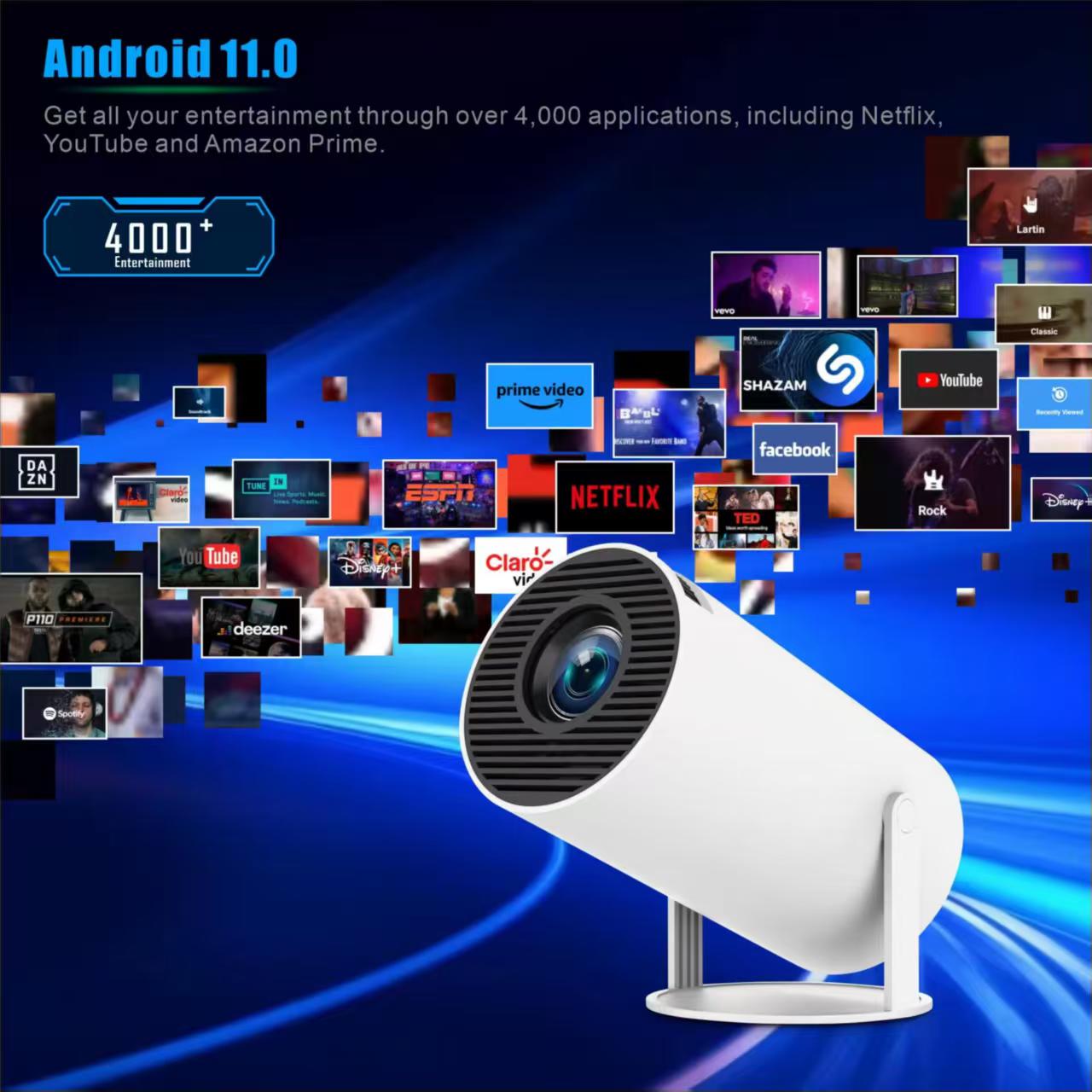 Mini HY300 Portable Projector  - Home Cinema Compact ulasan dan harga