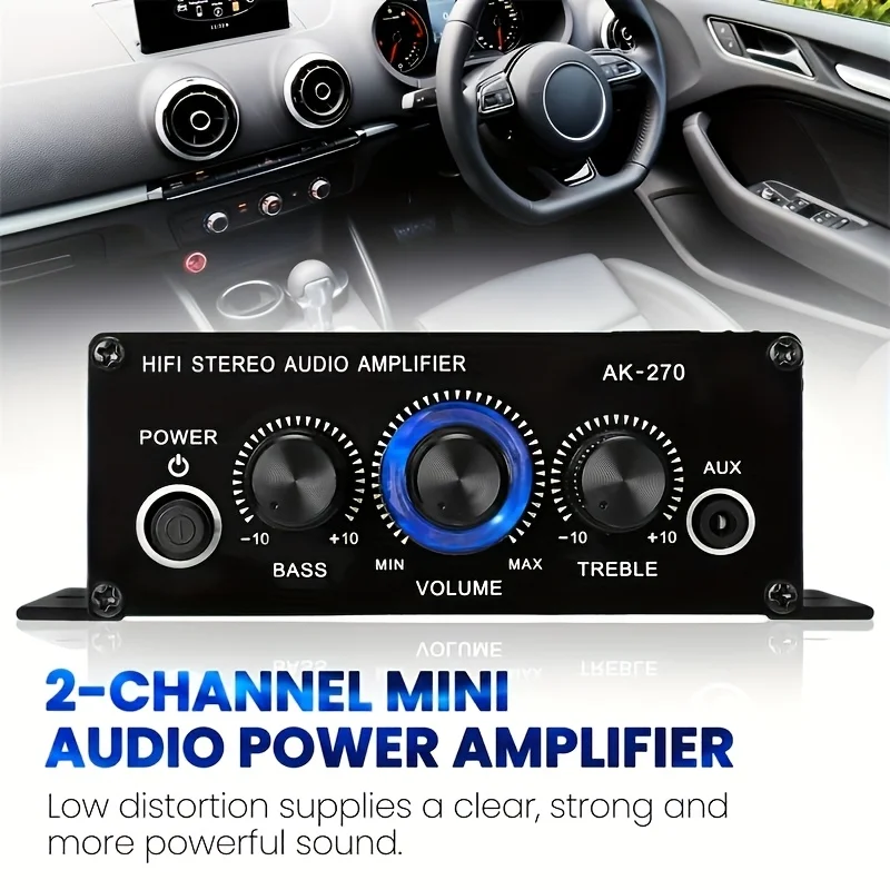 AK-270 400W Mini Power Amplifi - Home Cinema Compact ulasan dan harga