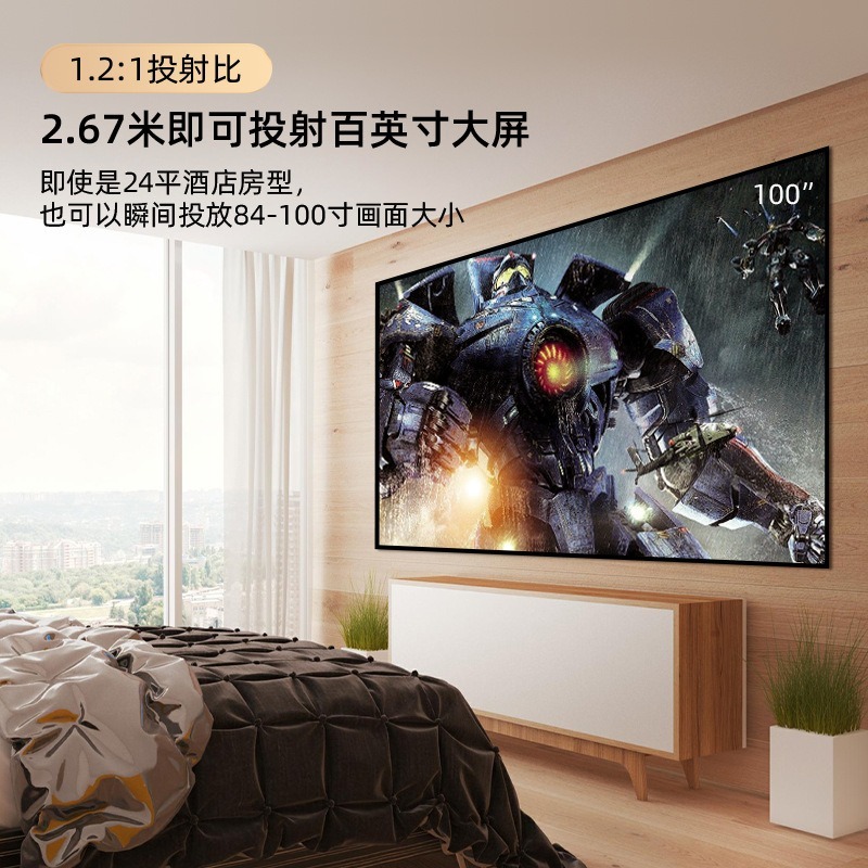 Portable HD Mini Projector for - Home Cinema Compact ulasan dan harga
