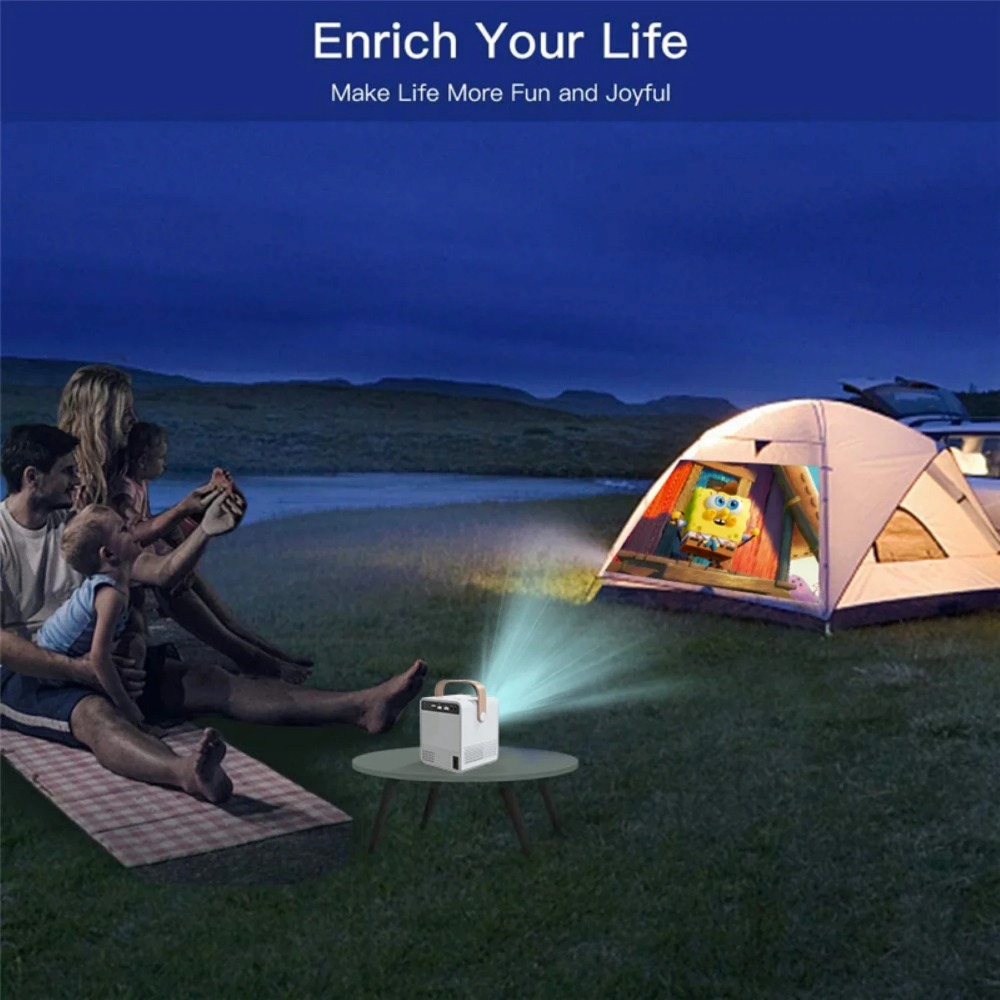 Portable Smart 4K Projector Mi - Home Cinema Led ulasan dan harga