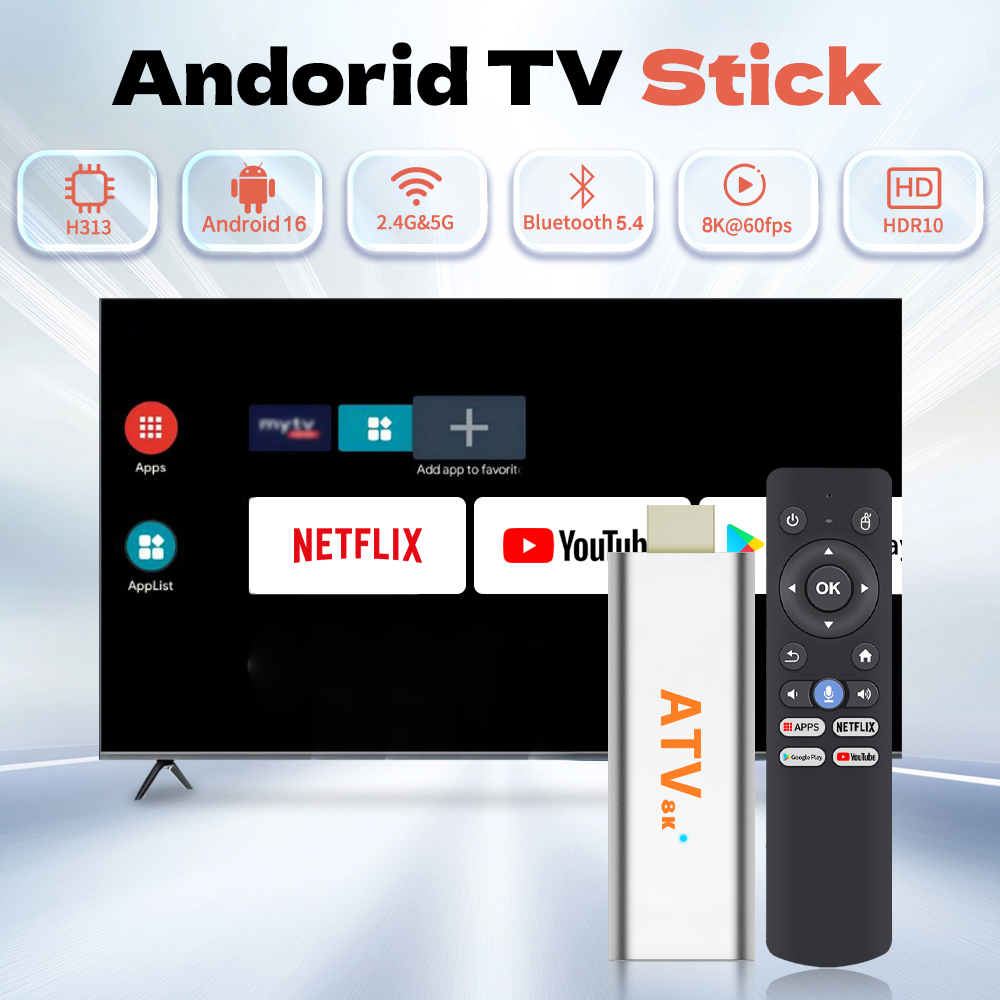 Android 16 TV Stick Allwinner  - 4K Media Player ulasan dan harga