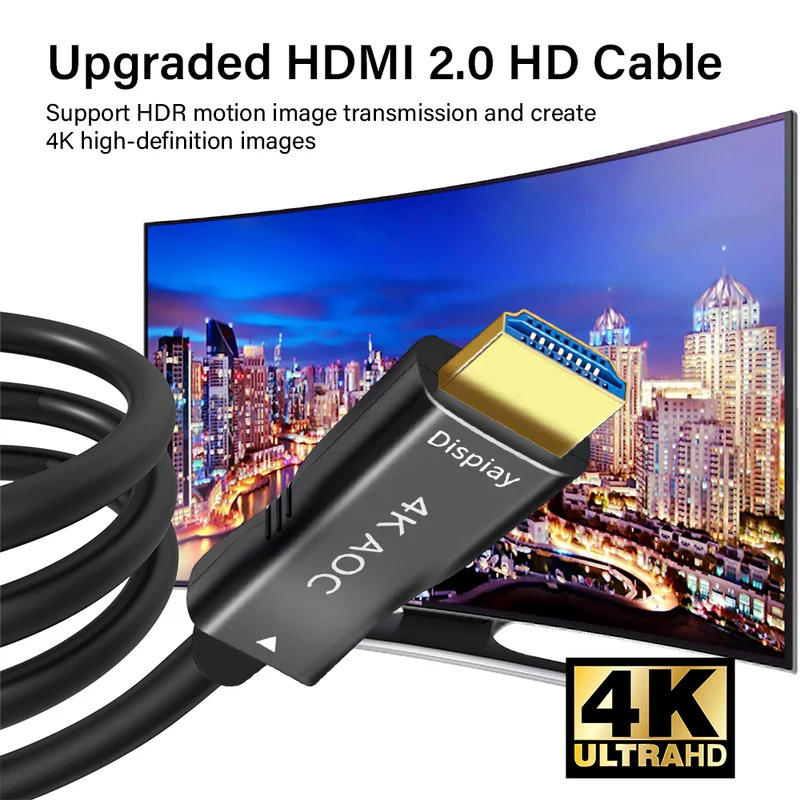 Fiber Optic 4K 60HZ HDMI Cable - Hdmi Arc Cable ulasan dan harga