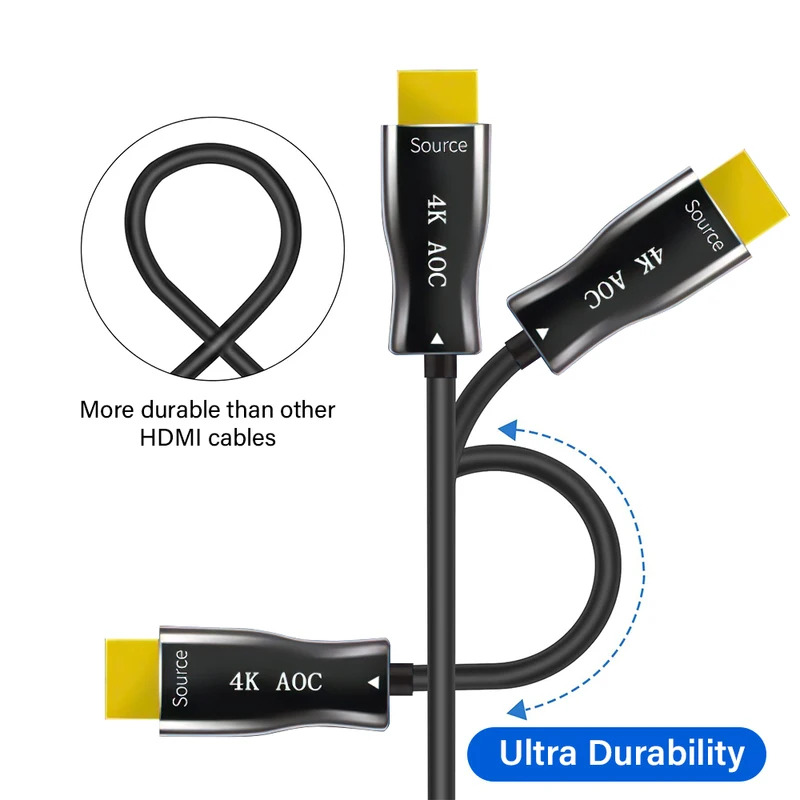 Fiber Optic 4K 60HZ HDMI Cable - Hdmi Arc Cable ulasan dan harga